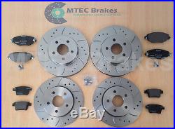 Ford Mondeo ST 2.2 TDCi 04-07 Front Rear Brake Discs and Mintex Pads