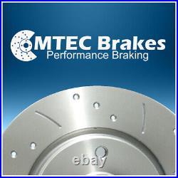 Ford Ranger 2.2 TDCi 3.2 TDCi 15- Front Brake Discs & Pads Drilled Grooved