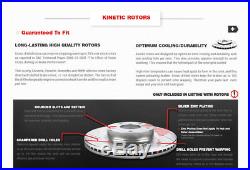 Front And Rear Brake Disc Rotors & Ceramic Pads Kit BMW E46 330 330i 330ci 330xi