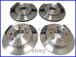 Front And Rear Brake Discs Pads (check Disc Size) For Honda Jazz 04-08 1.2 1.4