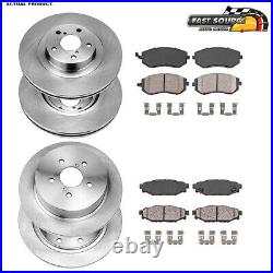 Front And Rear Rotors Ceramic Pads For Subaru Legacy 2.5i 3.0R Outback 2.5 XT