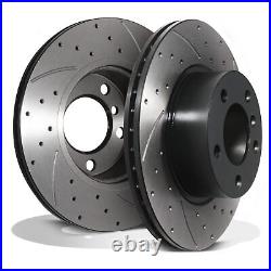 Front Drilled Grooved 300mm Brake Discs For Bmw 3 Series F30 F31 F34 316 318 320