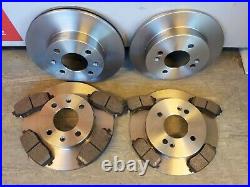 Front & Rear Brake Discs And Pads To Fit Mk1 Hyundai I10 All Models 2007-2013