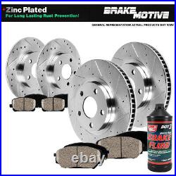 Front+Rear Brake Rotors And Ceramic Pads For 2000 2001 2003 2004 Toyota Avalon