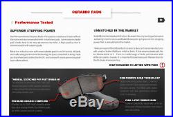 Front+Rear Brake Rotors & Ceramic Pads For E60 E63 BMW 535i 545i 550i 645ci 650i
