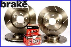Front and Rear Brake Discs and Brake Pads for Vauxhall Corsa 1.6 VXR