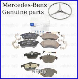 Genuine Mercedes Front+Rear Disc Brake Pad Kit & Sensors C250 12-15 / C300 08-12