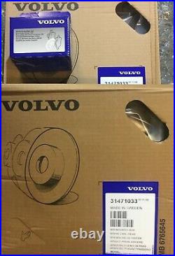 Genuine Volvo XC60 2009-2017 Rear Brake Disc's & Rear pads 31471033 31445796