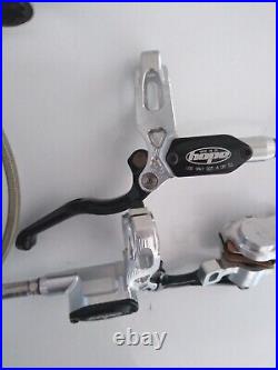 Hope Mono Mini Disc Brakes Hydraulic Braided Lines Black/silver Mtb Bike Dh XC
