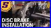 How To Convert Rear Drum Brakes To Disc Brakes Install U0026 Adjustment