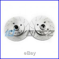 ID-Workz Grooved Dimpled Rear Brake Discs Toyota Starlet GT Turbo Glanza V (ABS)
