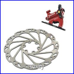 JUIN TECH F1 Hydraulic Flat mount Road CX Disc Brake set 160mm with Rotor, Red