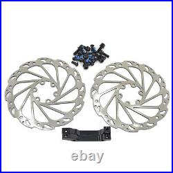 JUIN TECH R1 Hydraulic Road CX Disc Brake set 160mm with Rotor (Front+Rear), Blue