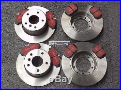 Land Rover Discovery 2 Front and Rear Brake Discs and EBC Pad Kit DA3300
