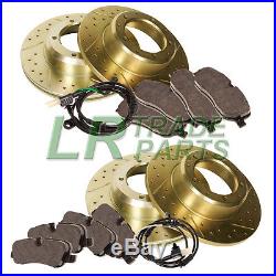 Land Rover Discovery 3 Tdv6 Front & Rear Performance Brake Discs, Pads Kit Set