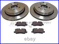 Landrover Discovery 3 2.7 Td V6 2004-2009 Rear 2 Brake Discs And Pads Set New
