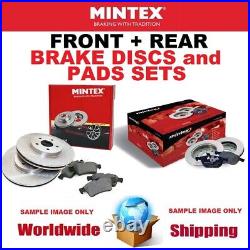 MINTEX FRONT + REAR DISCS + PADS for MINI COUNTRYMAN Cooper SD ALL4 2011-2016