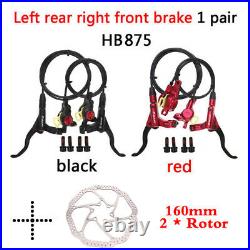 MTB Bike Hydraulic Disc Rear Brake 140/160/180/203mm Rotor Fit SHIMANO/SRAM/FSA