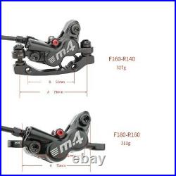 MTB-Road Bike Bicycle Hydraulic Disc Brake, Front & Rear With Rotor Four Piston