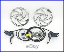 Magura MT Trail Carbon Hydraulic MTB Disc Brakeset 180mm Rotors Front and Rear