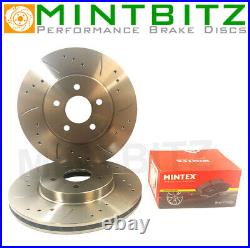 Mazda MX5 1.8 2.0 NC Drilled Grooved Front Rear Brake Discs & Pads 290mm 280mm