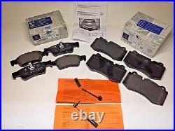 Mercedes Genuine Front and Rear Brake Pad Set Pads withSensor's Complete Set