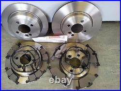 Mini One Cooper 1.6 Front And Rear Brake Discs & Pads 2001-2006 + Sensor Wires