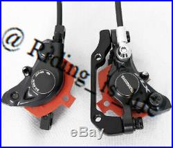 New SHIMANO MTB SLX M675 Hydraulic Disc Brake Set Front&Rear With Resin Pads