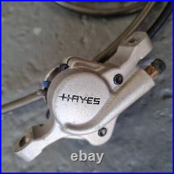 Pair of Hayes Nine Carbon Disc Brakes Calipers and levers