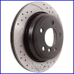 REAR DRILLED GROOVED 300mm BRAKE DISCS FOR BMW 3 SERIES F30 F31 F34 320i 11+