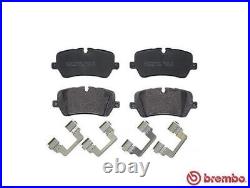 Rear Brake Discs Internally Vented Coated + Brake Pads Fits Land Rover BREMBO