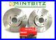 Rear Brake Discs & Pads For Toyota Celica 1.8 140 190 Dimpled & Grooved