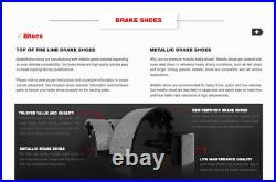 Rear Brake Drum & Shoes For 2005 2006 2007 2008 Chevy Silverado 1500 Sierra 1500