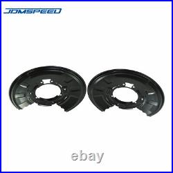 Rear Disc Brake Back Plate Shield Pair 34211166107 For BMW E46 330I 330D