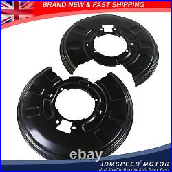 Rear Disc Brake Back Plate Shield Pair Fit 34211166107 BMW E46 330i 330d