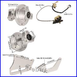 Rear Hydraulic Disc Brake With Bracket Spacer Disc Brake Pump Assembly For