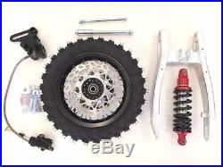 Rear Swingarm Shock 10 Wheel Tire Disc Brake Kit Coolster Pit Dirt Bike H Re05