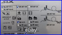 SHIMANO SLX Hydraulic Disc Brake BL-M7100-L BR-M7100 1700 mm. Ref H