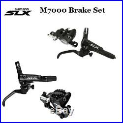 SHIMANO SLX M7000 Hydraulic Disc Brake Set MTB Front & Rear WithResin Pads