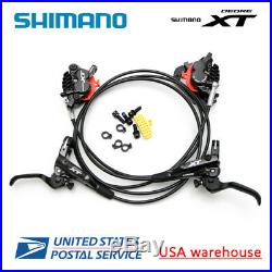 SHIMANO XT BL-M8000 BR-M8020 4 Pistons Disc Ice Tech Brake Set F&R OE