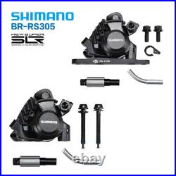 Shimano BR-RS305 Mechanical Disc Brake Caliper Flat Mount L05A Resin PadS Insert