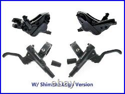 Shimano Deore BL-M6100/BR-M6120 I-Spec-EV Disc Brake Lever/Caliper Set(F+R) READ