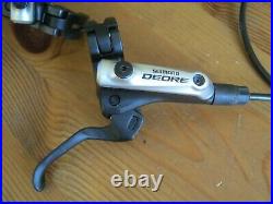 Shimano Deore Front Rear Hydraulic Disc Brake Set Front Rear 80/140cm Post Mount