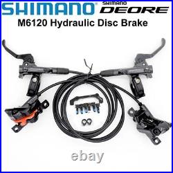Shimano Deore M6120 4 Piston Pot Disc Brake Set Front + Rear L+R NEW