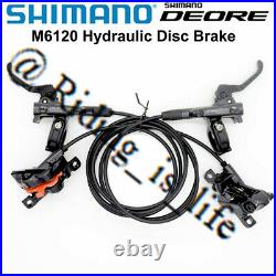 Shimano Deore M6120 BL-M6100+BR-M6120 Hydraulic Disc Brake 4-Pistol RT56 6-Bolt