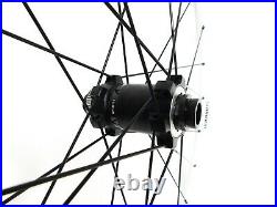 Shimano MT55 26 MTB Wheelset 24 Spoke 15mm TA QR Rear CL Disc Brake White 559