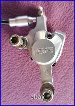 Superb MK1 Hope Mini disc brakes brakeset front rear pair 185/165mm rotors