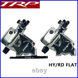 TRP HY-RD Flat Mount Cable Actuated HYDRAULIC Disc Brake Calliper Black 140/160