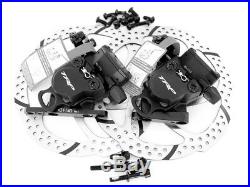 TRP HY/RD Flat Mount Cable-Actuated Hydraulic Disc Brake set Front & Rear 160mm