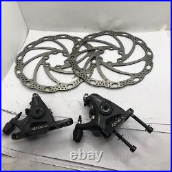 TRP Spyre-C flat mount cable disc callipers and discs road race bike #d